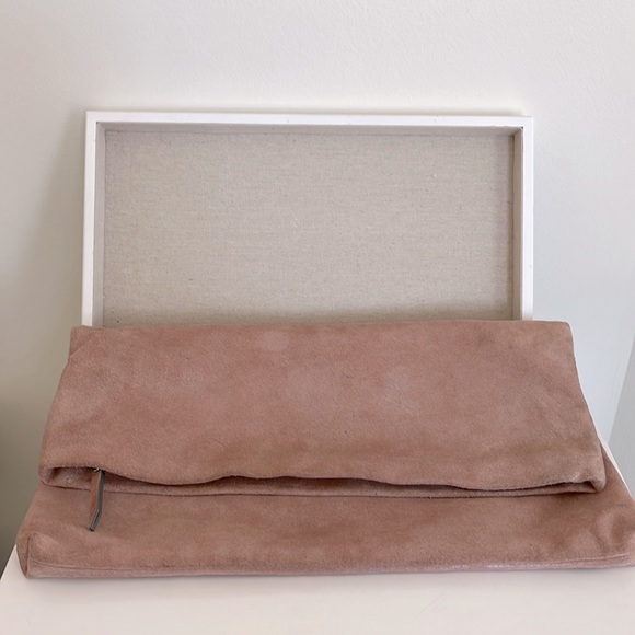 Banana Republic Suede Clutch with Hand Strap - Picture 3 of 8